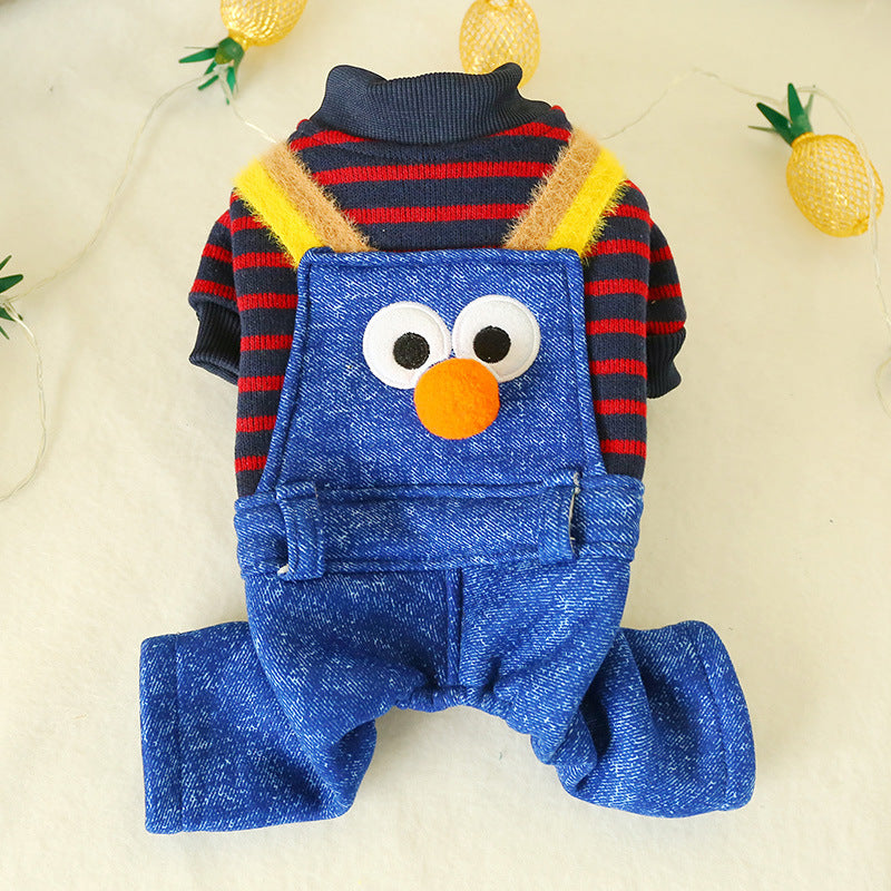 Suspenders Halloween Pet Cosplay Costume