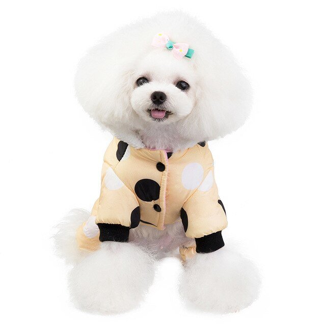 Winter Pet Padded Vest for Small to Medium Dogs