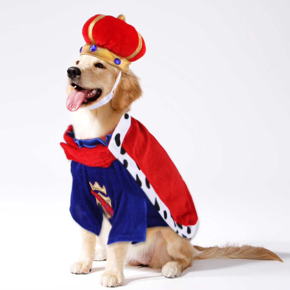 King Halloween Pet Cosplay Costume