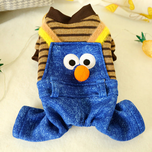 Suspenders Halloween Pet Cosplay Costume