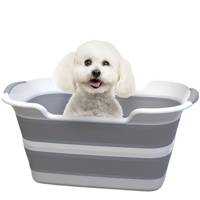 NNETM Foldable Pet Bathtub Large Capacity Dog Cleaning Bucket-0