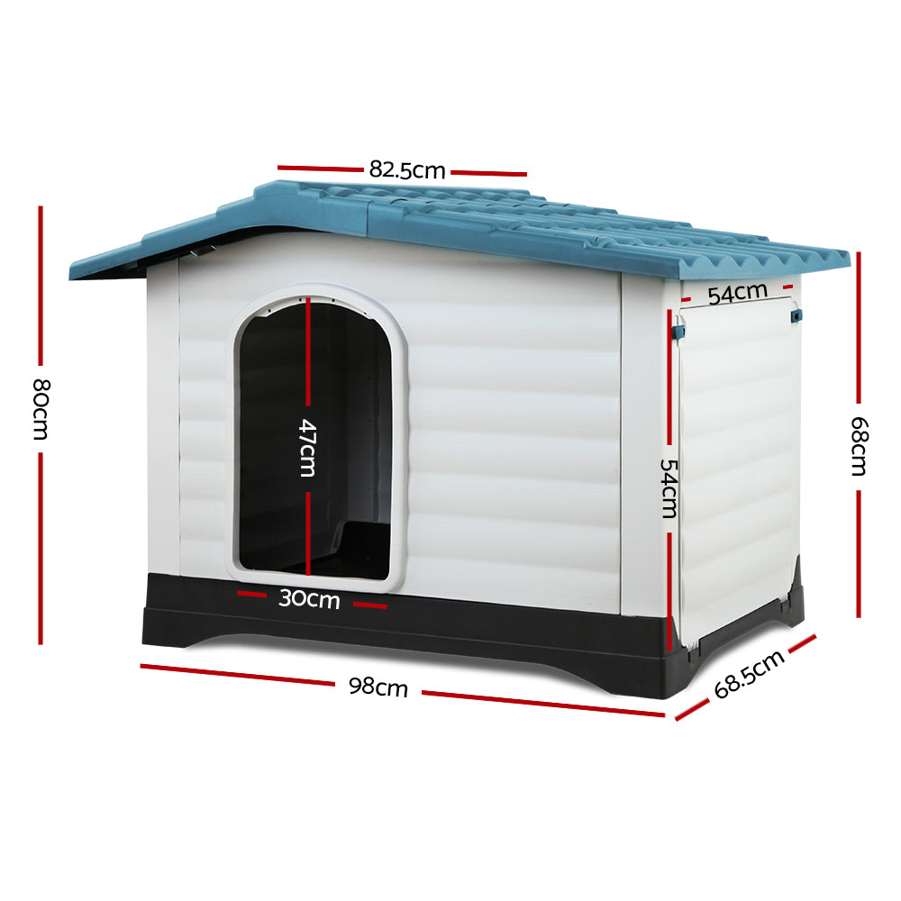 NNEDSZ Weatherproof Pet Kennel - Blue-1