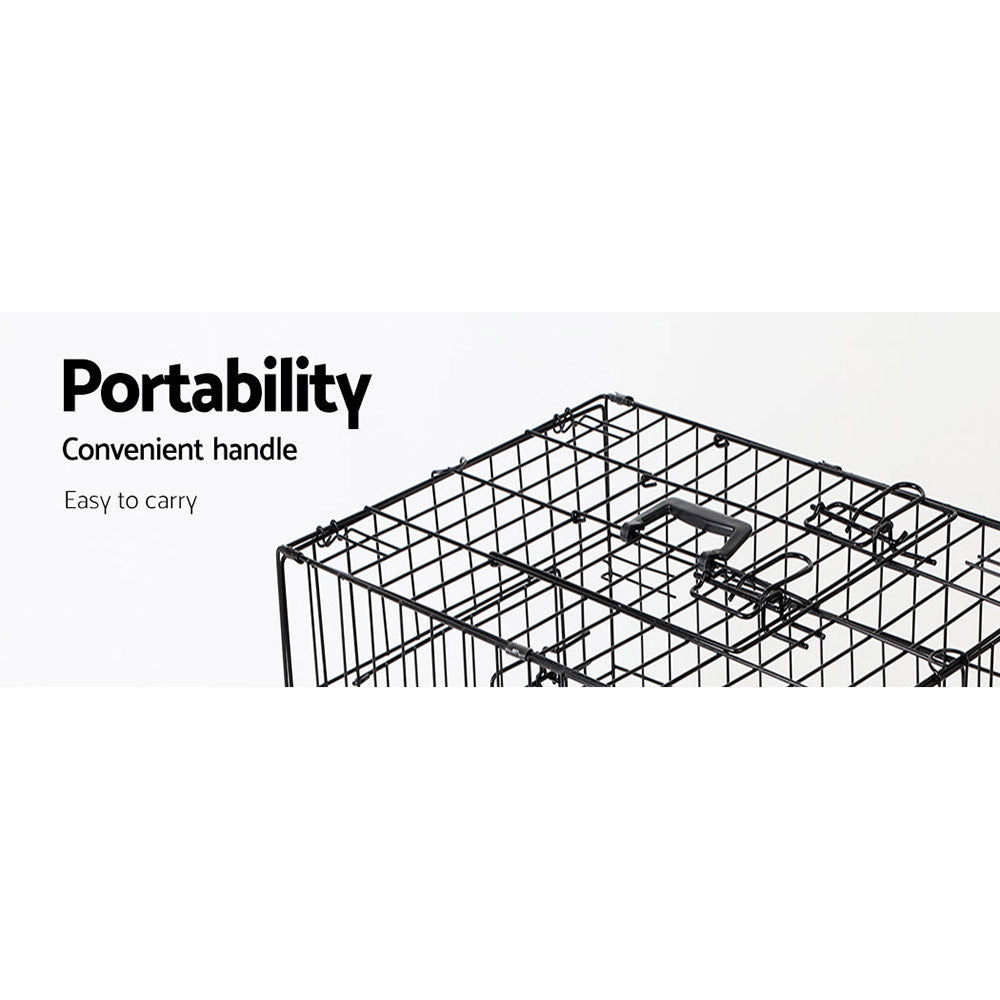 NNEDSZ 36inch Pet Cage - Black-3