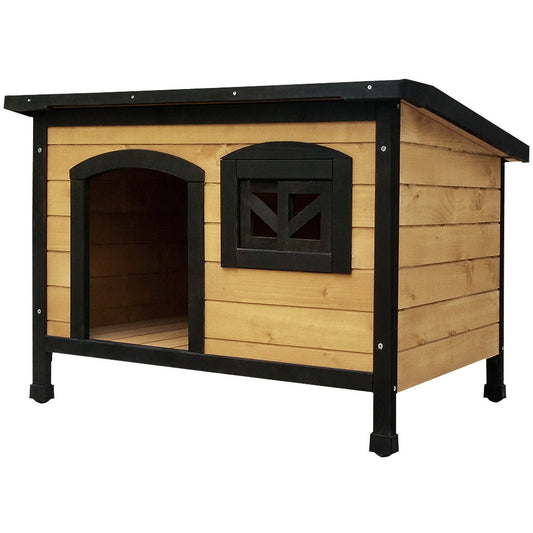 NNEDSZ Medium Wooden Pet Kennel-0