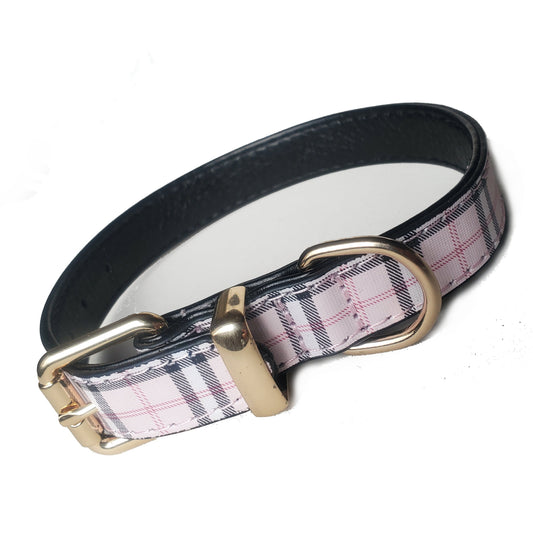 Tartan Burberry Style Dog Collars