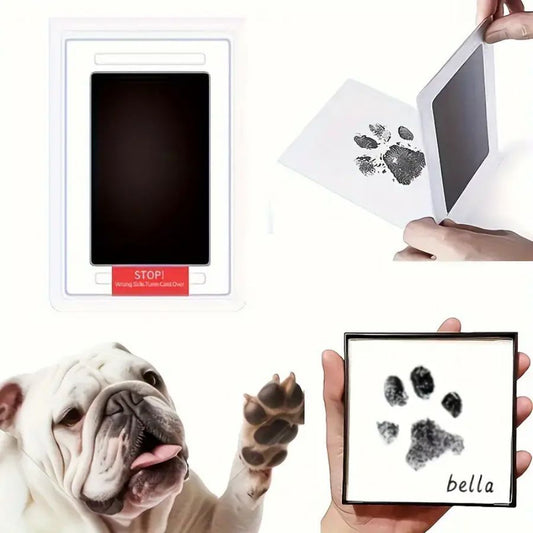 NNEDSZ Pet and Baby Safe Inkless Paw & Handprint Memory Kit - 4PCS-4