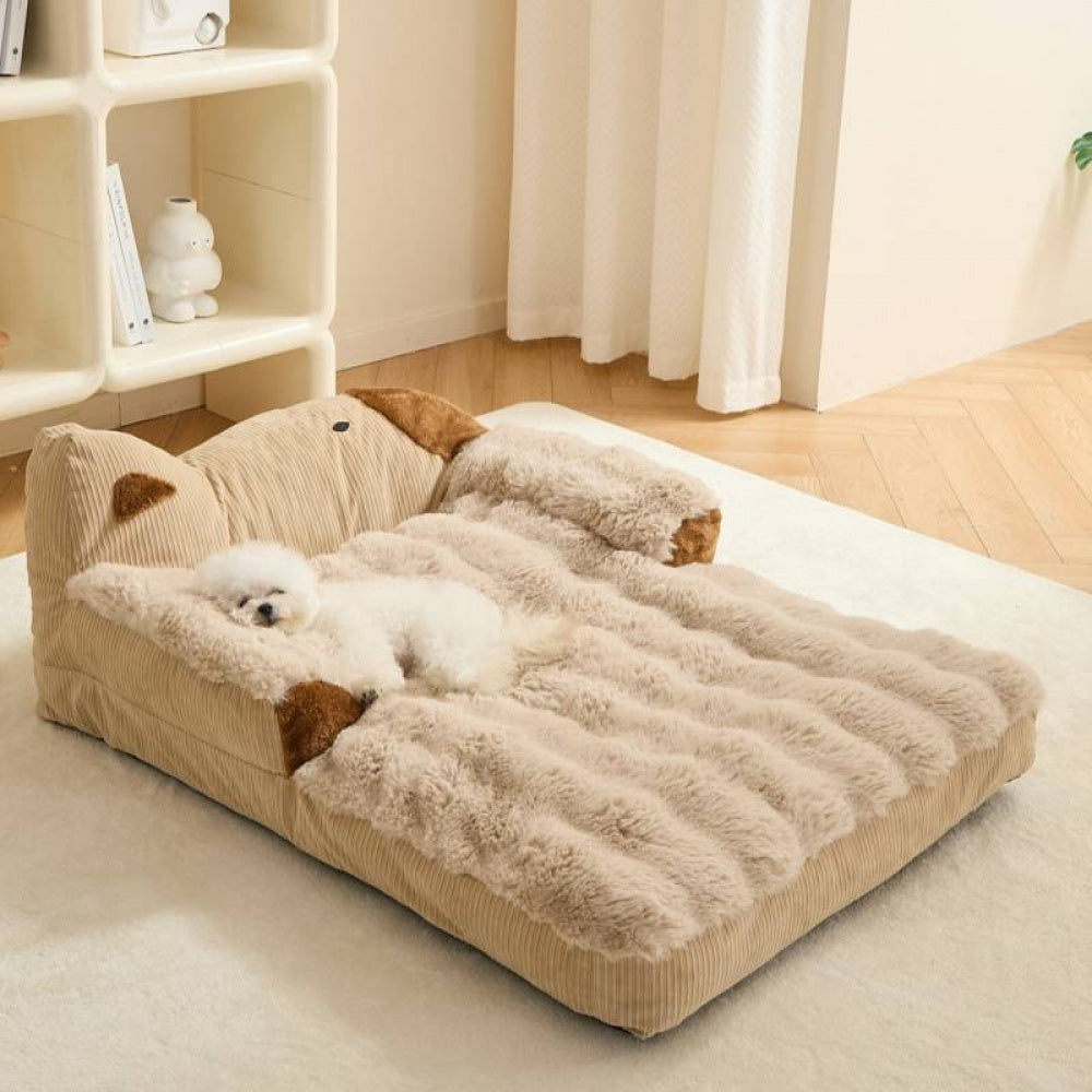 NNETM Soft Indoor Pet Couch for Dogs and Cats-1