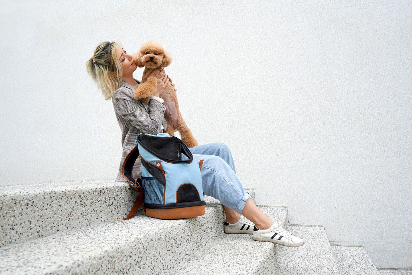 Denim Lightweight Pet Backpack