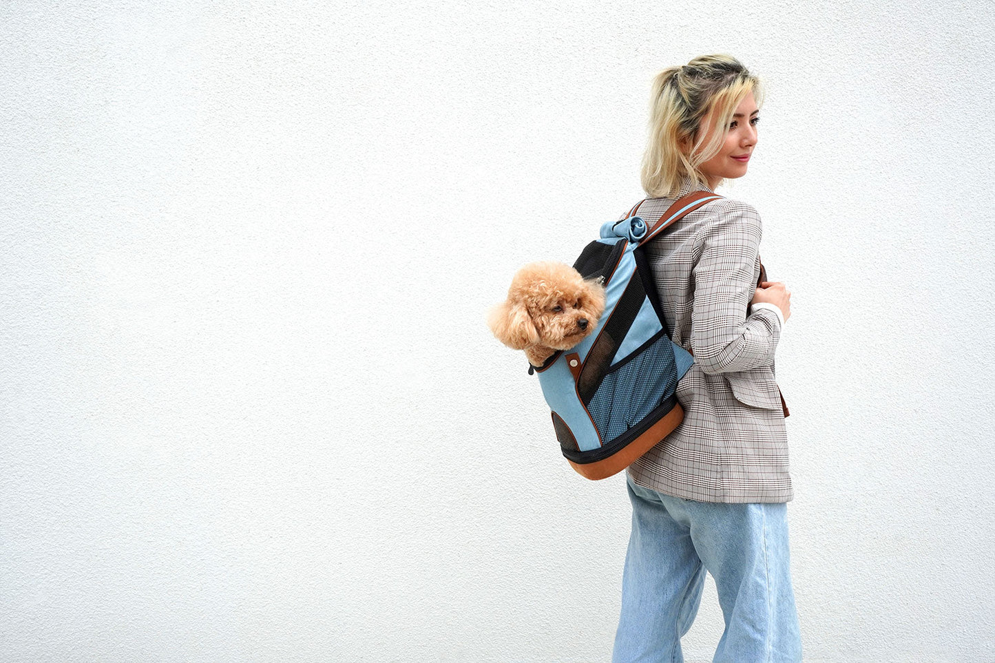 Denim Lightweight Pet Backpack