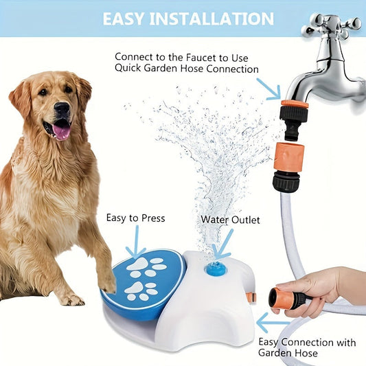 NNETM Pet Step-On Outdoor Water Fountain Toy-1