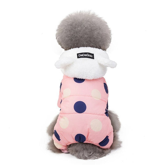 Winter Pet Padded Vest for Small to Medium Dogs