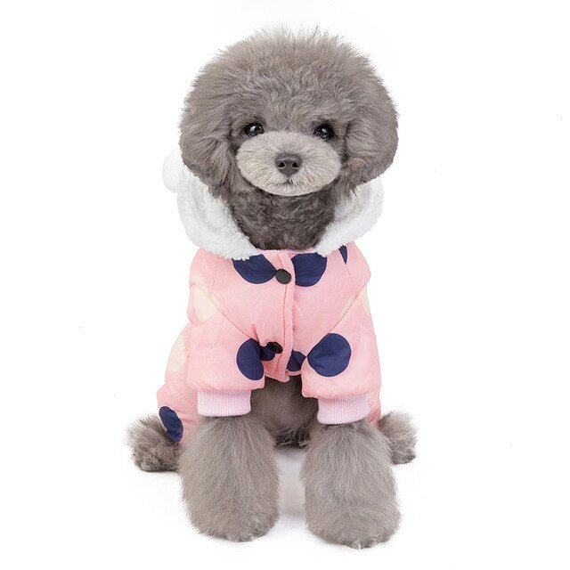 Winter Pet Padded Vest for Small to Medium Dogs