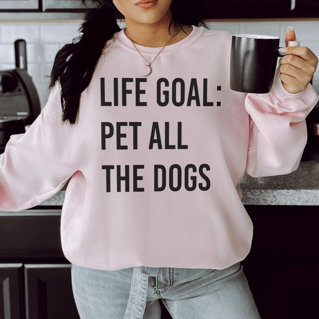 Life Goal Pet All The Dogs Crew Neck