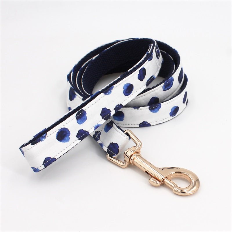 Polka Dot Bow Collar & Lead Set