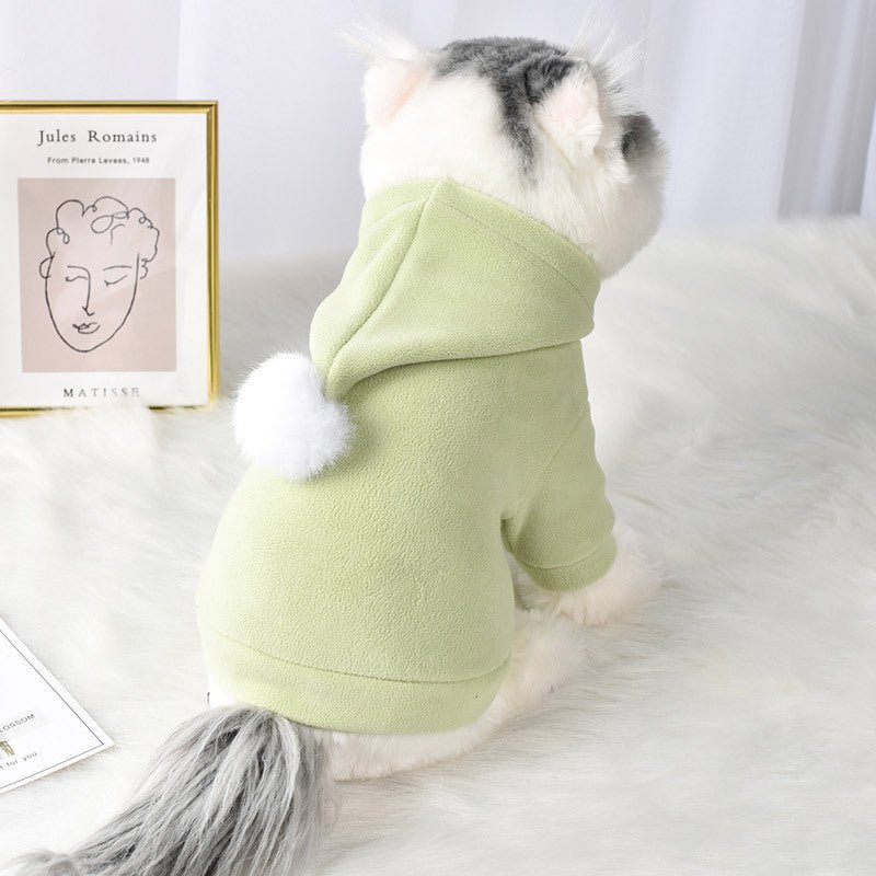 Pom Pom Pastel Pet Hoodie