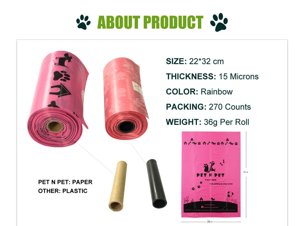 Bulk Biodegradable Dog Poop Bags Earth-Friendly